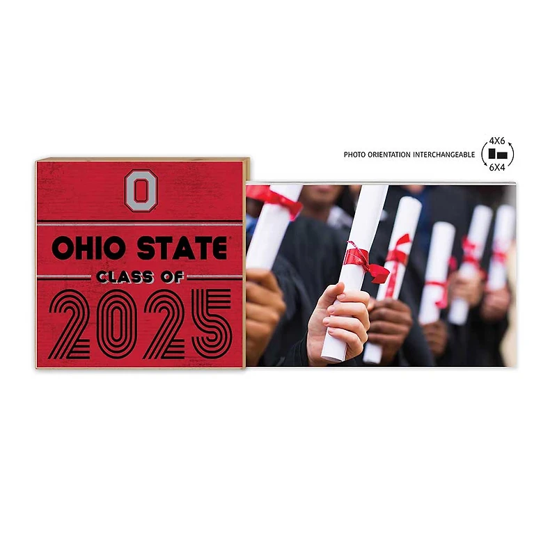 Ohio State Buckeyes 5" x 10.5" Class of 2025 Floating Frame