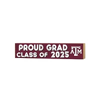 Texas A&M Aggies 3" x 13" Class of 2025 Block Sign