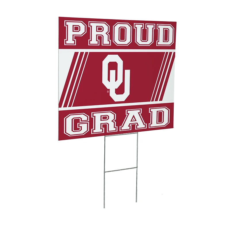 Oklahoma Sooners 24" x 18" Graduation Outdoor Yard Sign