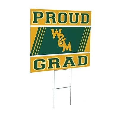 William & Mary Tribe 24" x 18" Graduation Outdoor Yard Sign