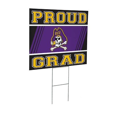 ECU Pirates 24" x 18" Graduation Outdoor Yard Sign