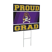 ECU Pirates 24" x 18" Graduation Outdoor Yard Sign
