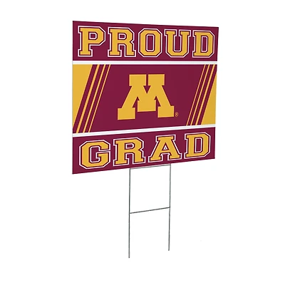 Minnesota Golden Gophers 24" x 18" Graduation Outdoor Yard Sign