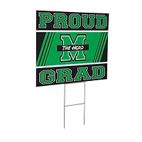 Marshall Thundering Herd 24" x 18" Graduation Outdoor Yard Sign