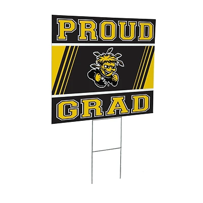 Wichita State Shockers 24" x 18" Graduation Outdoor Yard Sign