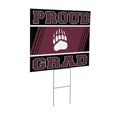 Montana Grizzlies 24" x 18" Graduation Outdoor Yard Sign