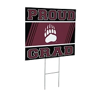 Montana Grizzlies 24" x 18" Graduation Outdoor Yard Sign