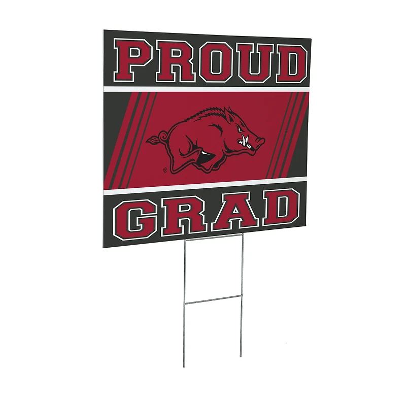 Arkansas Razorbacks 24" x 18" Graduation Outdoor Yard Sign