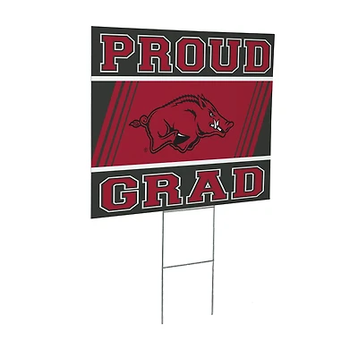 Arkansas Razorbacks 24" x 18" Graduation Outdoor Yard Sign
