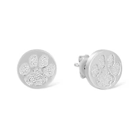 FanDrip Clemson Tigers  Diamond Accent Stud Earring