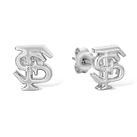 FanDrip Florida State Seminoles  Diamond Accent Stud Earring