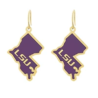 FanDrip LSU Tigers  Enamel Dangle Earrings