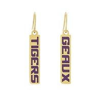 FanDrip LSU Tigers  Enamel Dangle Earrings