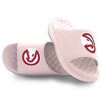 Unisex ISlide Pink Atlanta Hawks Primary Motive Slide Sandals