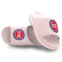 Unisex ISlide Pink Detroit Pistons Primary Motive Slide Sandals