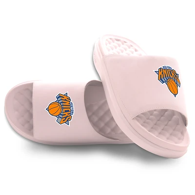 Unisex ISlide Pink New York Knicks Primary Motive Slide Sandals