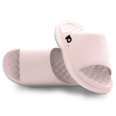 Unisex ISlide Pink Philadelphia Flyers Minimalistic Motive Slide Sandals