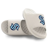 Unisex ISlide Cream Seattle Kraken Primary Motive Slide Sandals