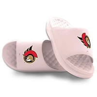 Unisex ISlide Pink Ottawa Senators Primary Motive Slide Sandals