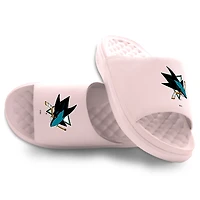 Unisex ISlide Pink San Jose Sharks Primary Motive Slide Sandals