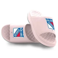 Unisex ISlide Pink New York Rangers Primary Motive Slide Sandals