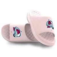 Unisex ISlide Pink Colorado Avalanche Primary Motive Slide Sandals