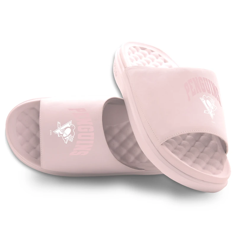 Unisex ISlide Pink Pittsburgh Penguins Tonal Pop Motive Slide Sandals