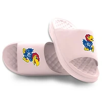 Unisex ISlide Pink Kansas Jayhawks Primary Motive Slide Sandals