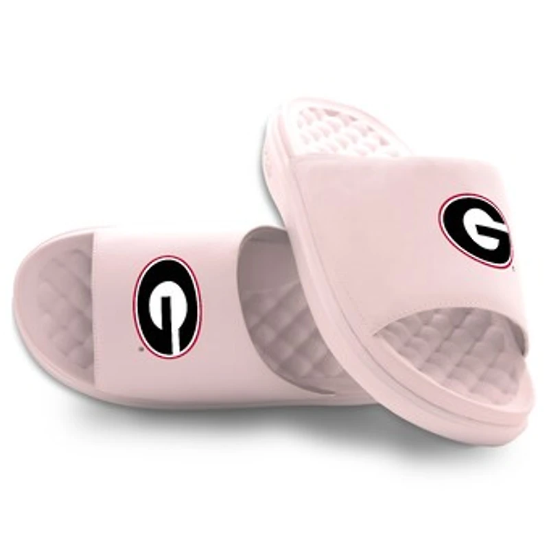 Unisex ISlide Pink Georgia Bulldogs Primary Motive Slide Sandals