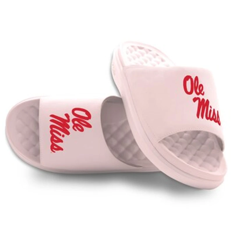 Unisex ISlide Pink Ole Miss Rebels Primary Motive Slide Sandals