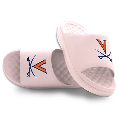 Unisex ISlide Pink Virginia Cavaliers Primary Motive Slide Sandals