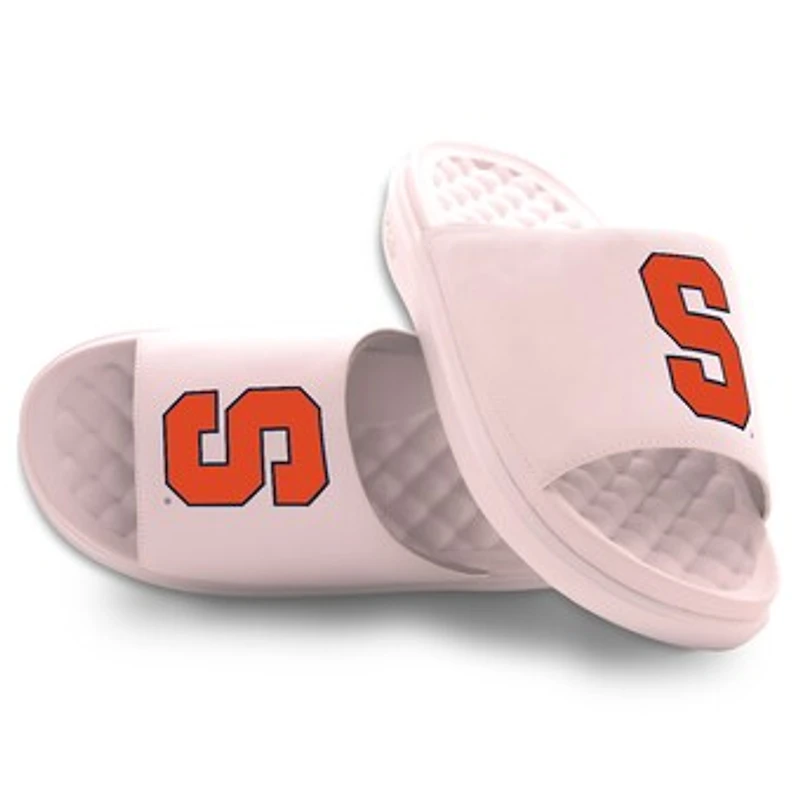 Unisex ISlide Pink Syracuse Orange Primary Motive Slide Sandals