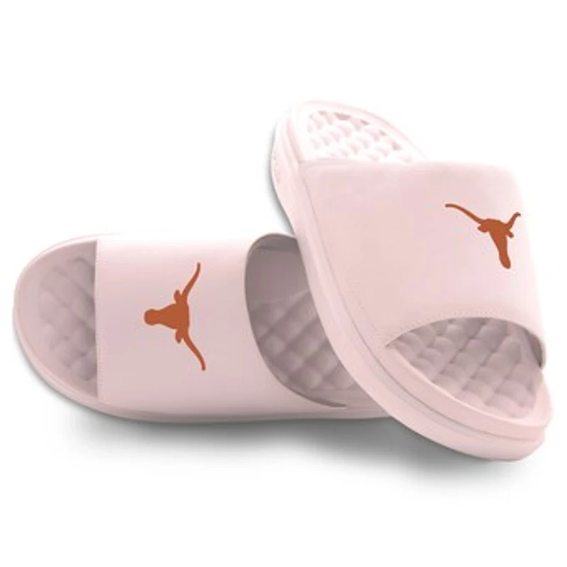 Unisex ISlide Pink Texas Longhorns Primary Motive Slide Sandals