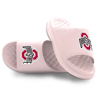 Unisex ISlide Pink Ohio State Buckeyes Primary Motive Slide Sandals