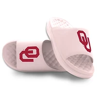 Unisex ISlide Pink Oklahoma Sooners Primary Motive Slide Sandals