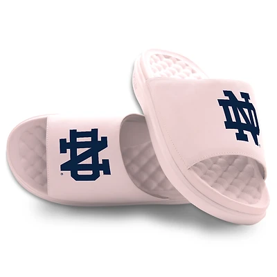 Unisex ISlide Pink Notre Dame Fighting Irish Primary Motive Slide Sandals