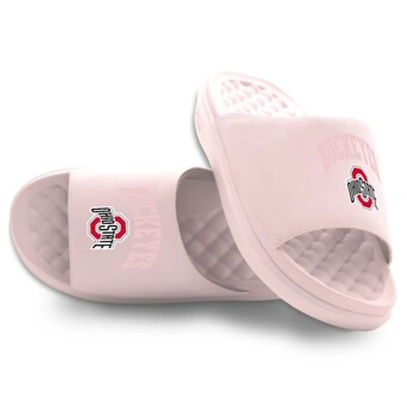 Unisex ISlide Pink Ohio State Buckeyes Tonal Pop Motive Slide Sandals