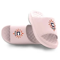 Unisex ISlide Pink Connecticut Sun Primary Motive Slide Sandals