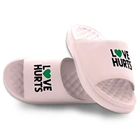 Unisex ISlide Jalen Hurts Pink NFLPA Primary Motive Slide Sandals