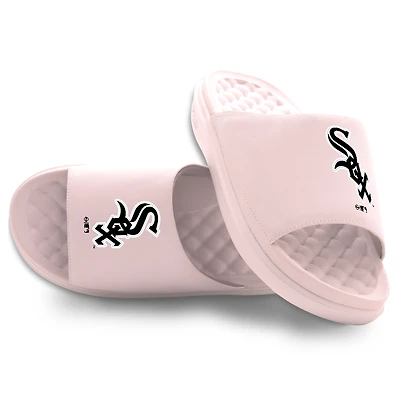 Unisex ISlide Pink Chicago White Sox Primary Motive Slide Sandals
