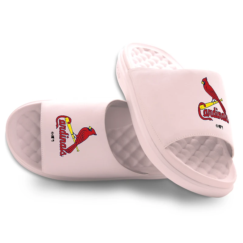 Unisex ISlide Pink St. Louis Cardinals Primary Motive Slide Sandals