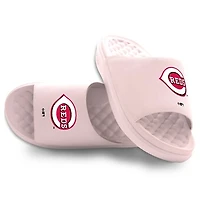 Unisex ISlide Pink Cincinnati Reds Primary Motive Slide Sandals