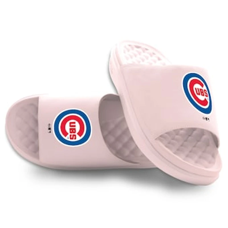 Unisex ISlide Pink Chicago Cubs Primary Motive Slide Sandals