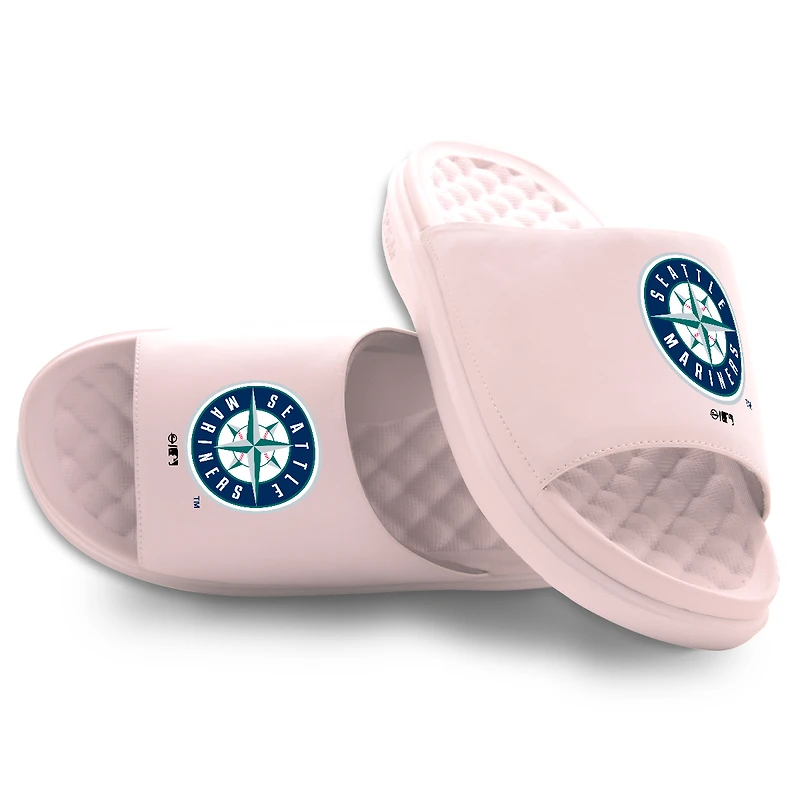 Unisex ISlide Pink Seattle Mariners Primary Motive Slide Sandals