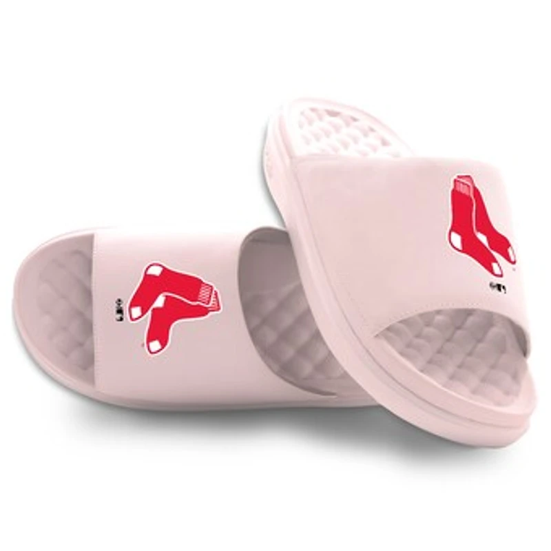 Unisex ISlide Pink Boston Red Sox Primary Motive Slide Sandals