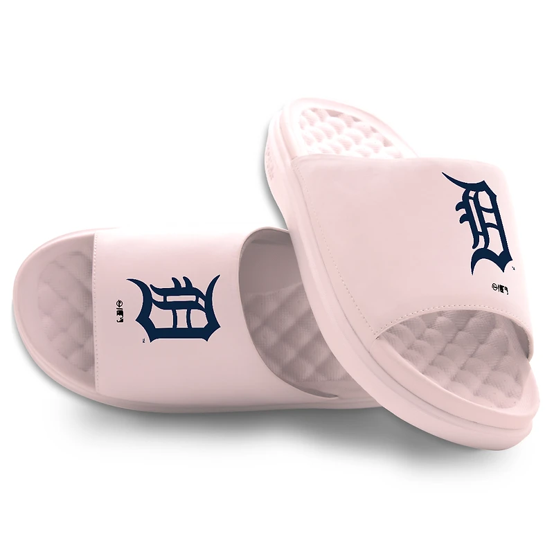 Unisex ISlide Pink Detroit Tigers Primary Motive Slide Sandals
