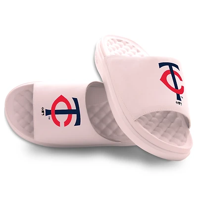 Unisex ISlide Pink Minnesota Twins Primary Motive Slide Sandals