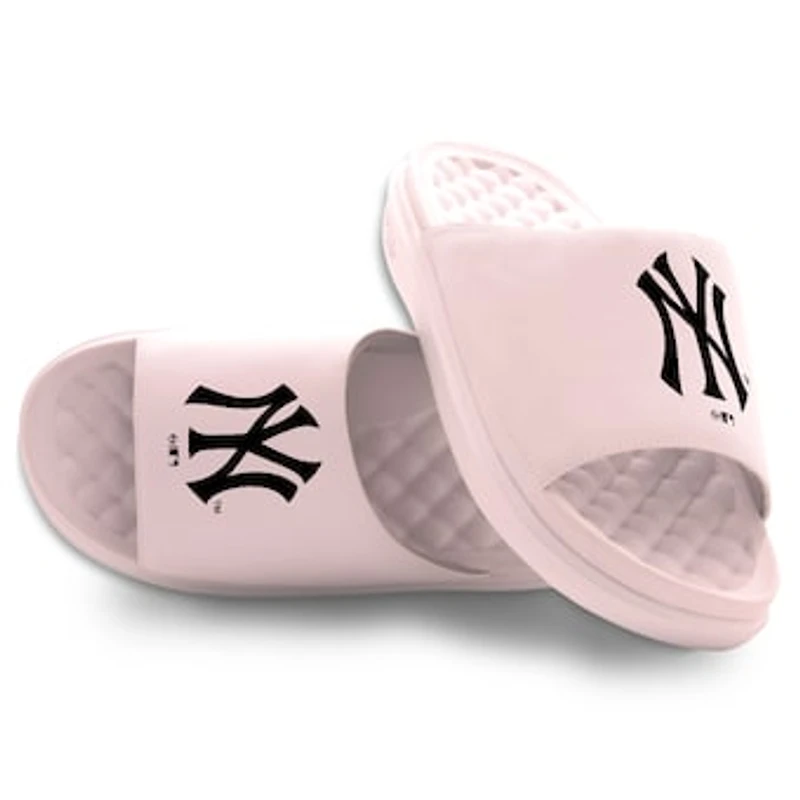 Unisex ISlide Pink New York Yankees Alternate Motive Slide Sandals