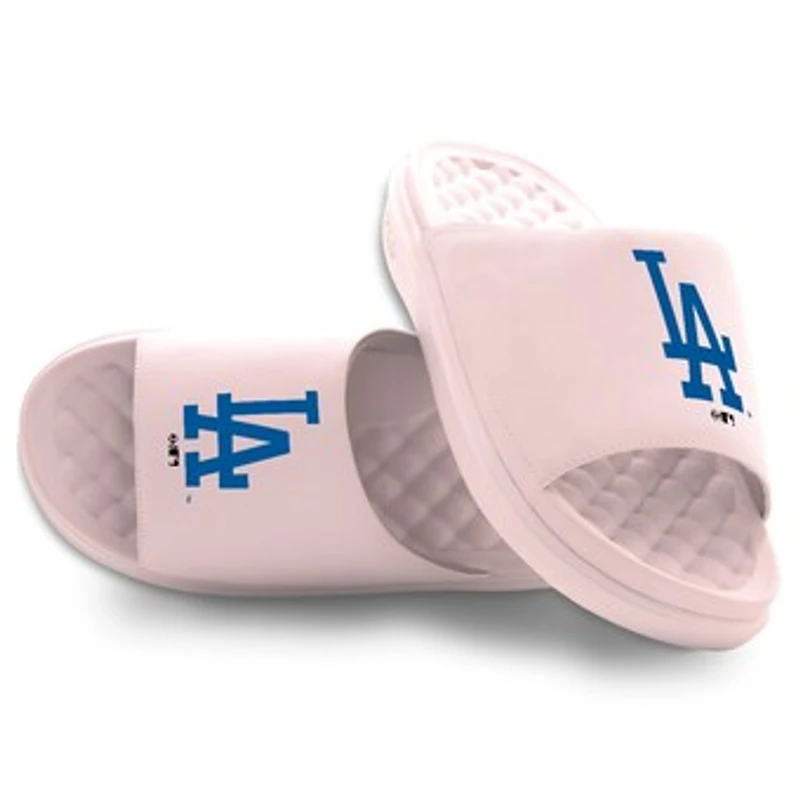 Unisex ISlide Pink Los Angeles Dodgers Alternate Motive Slide Sandals