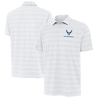 Men's Antigua White Air Force Tunnel Polo